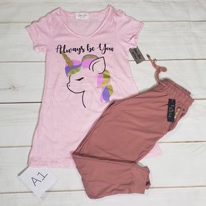 Short Sleeve Tunic and joggers